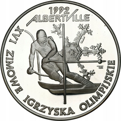 200.000 zł 1991 Warszawa Albertville 1992 - SREBRO
