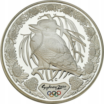 Australia. 5 dolarów 2000 Olimpia Sydney, Kukabura– UNCJA SREBRA