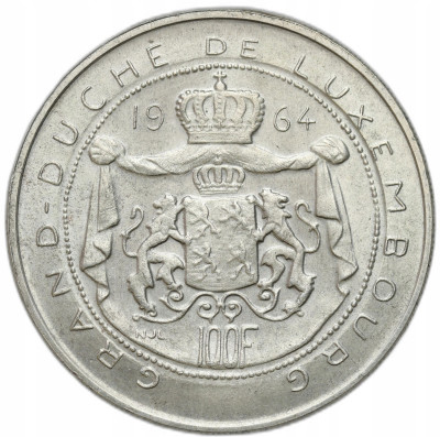 Luksemburg, Jan (1964–2000). 100 franków 1964