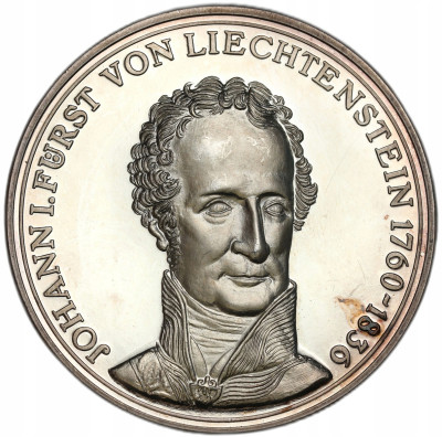 Liechtenstein. Medal Jan I 1975 – SREBRO