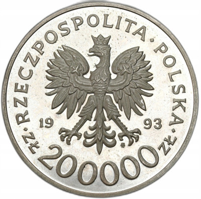 200.000 złotych 1993 Szczecin – SREBRO