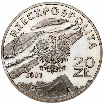 20 złotych 2001 Wieliczka - kopalnia soli – SREBRO