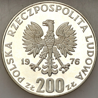 PRÓBA SREBRO 200 złotych 1976 Igrzyska XXI Olimp.