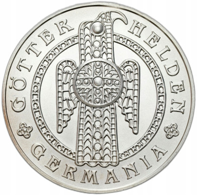 Niemcy. Medal z serii Bogowie Bohaterowie Niemcy – SREBRO