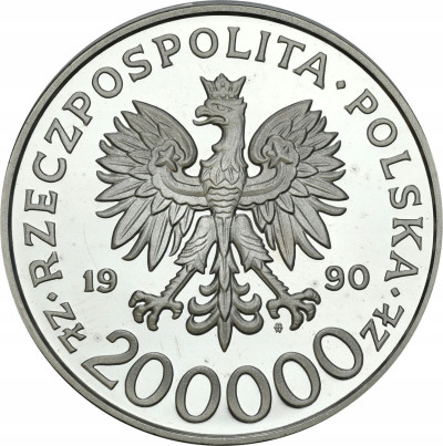 200.000 złotych 1990 Grot Rowecki – SREBRO