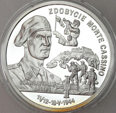 Medal. Zdobycie Monte Cassino – SREBRO