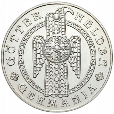 Niemcy. Medal z serii Bogowie Bohaterowie Niemcy – SREBRO