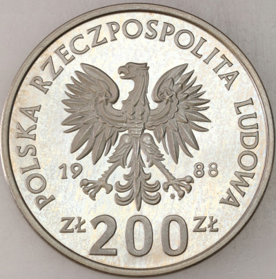 PRÓBA CuNi 200 złotych 1988 Piłka Włochy 1990