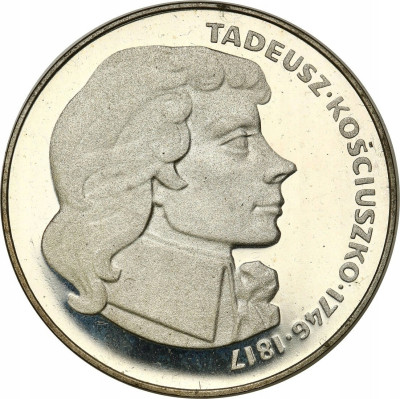 PRL. 100 złotych 1976 Tadeusz Kościuszko – SREBRO