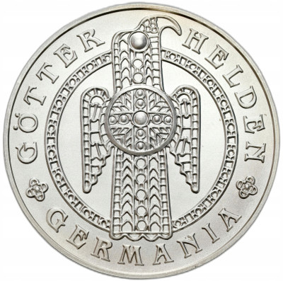 Niemcy. Medal z serii Bogowie Bohaterowie Niemcy – SREBRO