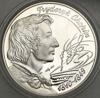 Medal. Wielcy Polacy Fryderyk Chopin – SREBRO