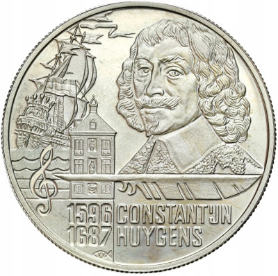 Holandia 20 euro 1996 - Constantijn Huygens - SREBRO