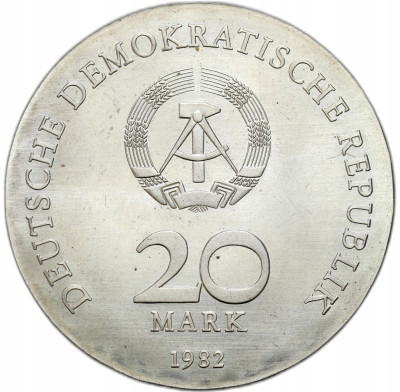 Niemcy, DDR. 20 marek 1982 ClaraZetkin