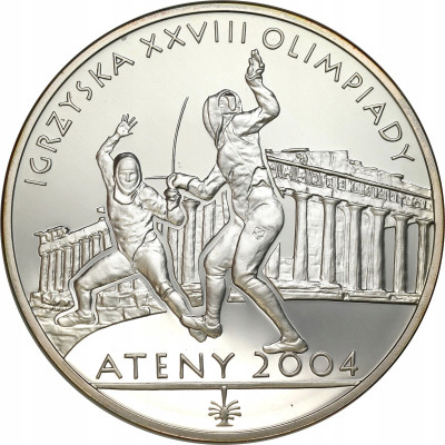 10 złotych 2004 Olimpiada – Ateny – SREBRO