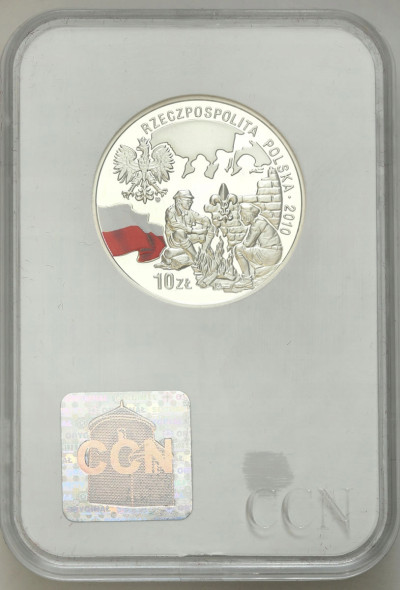10 złotych 2010 Rocznica Harcerstwa Polskiego