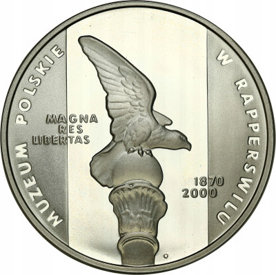 10 złotych 2000 Muzeum w Rapperswillu – SREBRO
