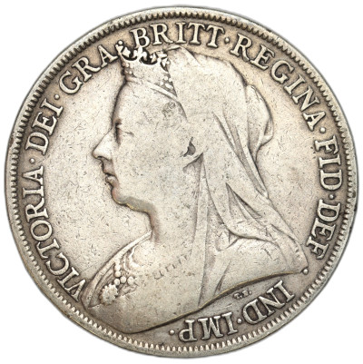 Wielka Brytania - 1 korona 1894 Królowa Wiktoria – SREBRO