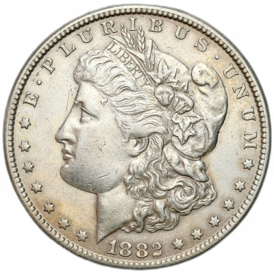 USA. 1 dolar 1882 CC, Carson City - SREBRO