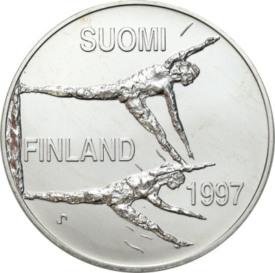Finlandia. 100 marek 1997, 100 rocznica urodzin - Paavo Nurmi – SREBRO