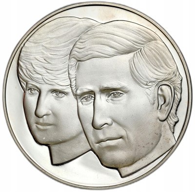 Medal Książę Charles i księżniczka Diana 1981 – SREBRO