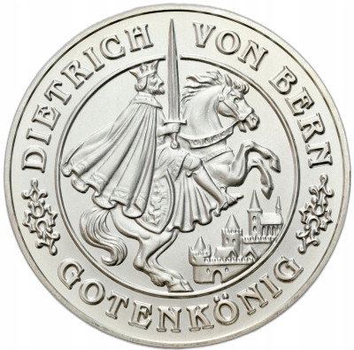 Niemcy. Medal z serii Bogowie Bohaterowie Niemcy – SREBRO