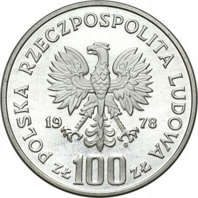 100 złotych 1978 Łoś Ochrona Środowiska – SREBRO