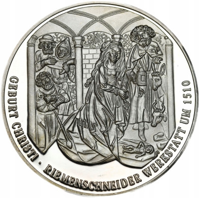 Niemcy. Medal 1995 - Boże Narodzenie - SREBRO