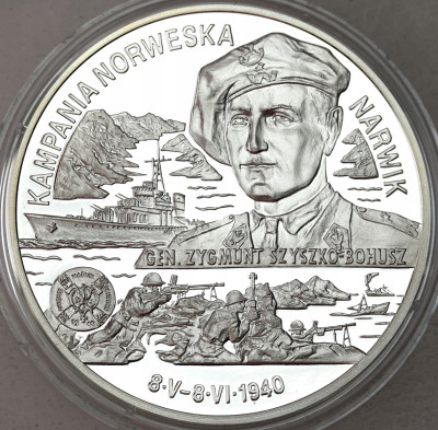 Medal. Kampania norweska, Narwik – SREBRO