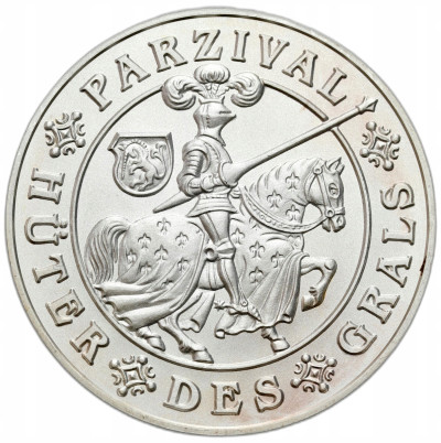 Niemcy. Medal z serii Bogowie Bohaterowie Niemcy – SREBRO