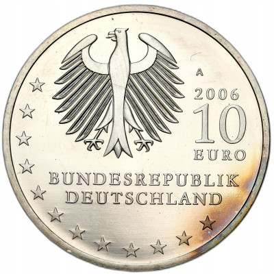 Niemcy. 10 euro 2006 A, 800 lat miasta Drezno – SREBRO