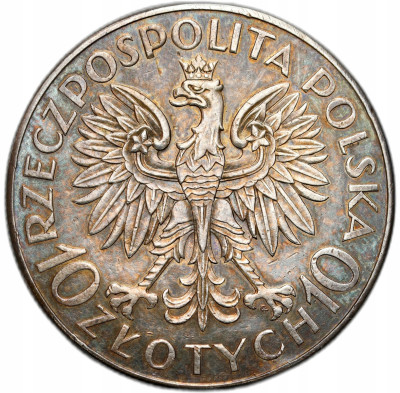 II RP. 10 złotych 1933 Sobieski