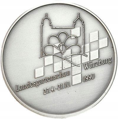 Niemcy. Medal Wystawa Ogrodnicza 1990 – SREBRO