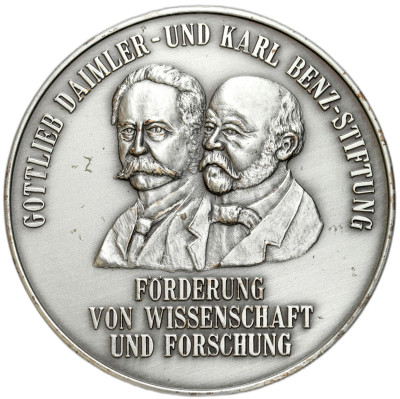 Niemcy. Medal Daimler Benz i Karl Benz – SREBRO