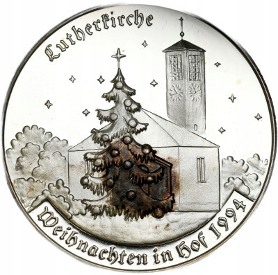 Niemcy. Medal 1994 - Boże Narodzenie - SREBRO