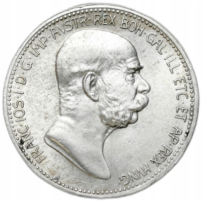 Austria 1 korona 1908 Jubileusz – SREBRO
