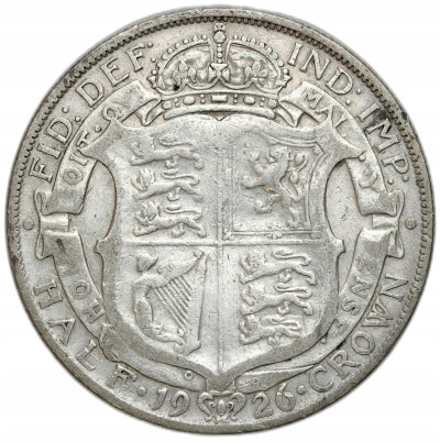 Anglia - 1/2 crown 1926 George V - SREBRO