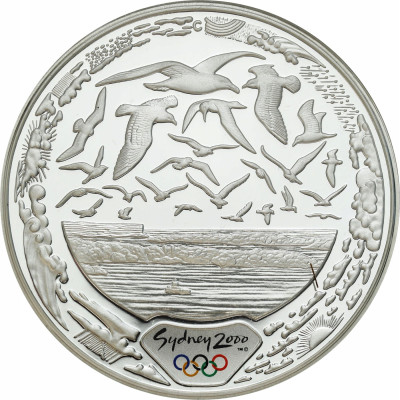 Australia. 5 dolarów 2000 Olimpia Sydney, Latające ptaki – UNCJA SREBRA
