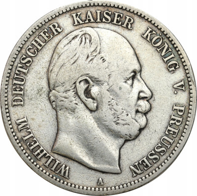 Niemcy, Prusy. 5 marek 1874 A, Berlin – SREBRO