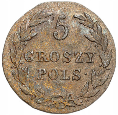Polska XIX w. Aleksander I 5 groszy 1816 IB, Warszawa