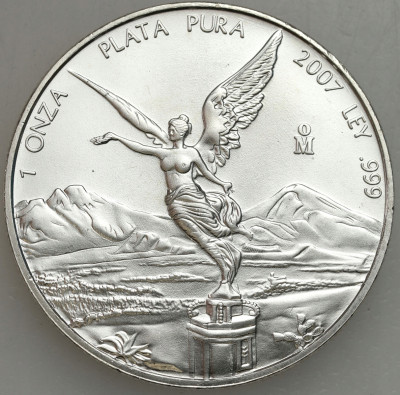 Meksyk. 1 onza 2007 Wolność – UNCJA SREBRA