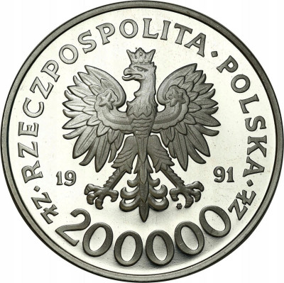 200.000 zł 1991 Warszawa Albertville 1992 - SREBRO