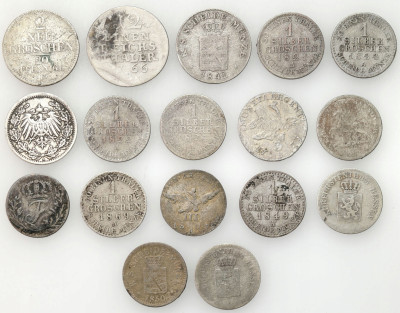 Niemcy, Prusy, zestaw 18 monet