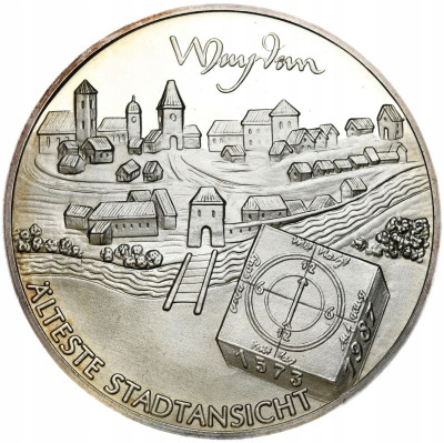 Niemcy. Medal 1987 - Friedrich Parkstein Pfalzgraf – SREBRO