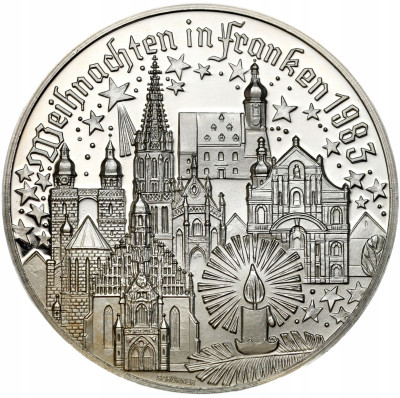 Niemcy. Medal Boże Narodzenie 1983 - SREBRO