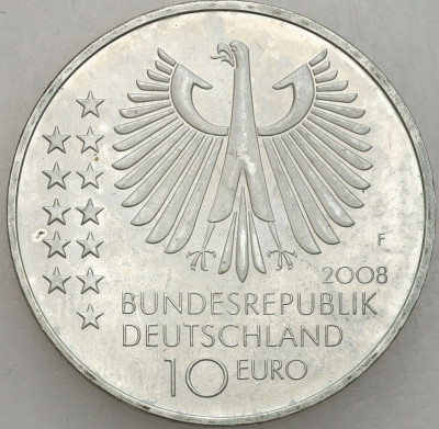 Niemcy. 10 euro 2008 F, Max Planck – SREBRO