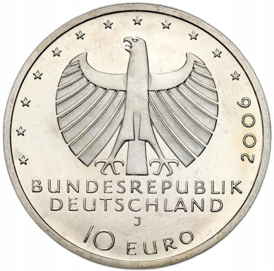 Niemcy. 10 euro 2006 J, Związek Hanzeatycki – SREBRO