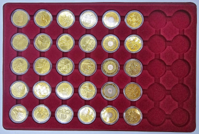 2 złote GN 1997-2000 RÓŻNE + tacka – 30 sztuk