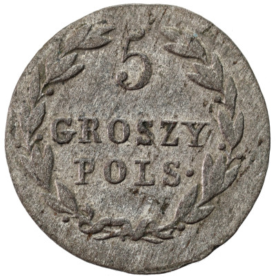 Polska XIX w./Rosja. Aleksander I. 5 groszy 1819 IB, Warszawa