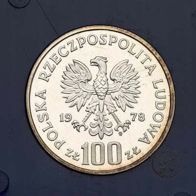 100 złotych 1978 Bóbr - Ochrona Środowiska - SREBRO