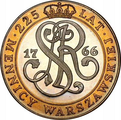 20.000 złotych 1991, 225 lat Mennicy